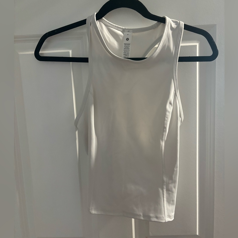 Lululemon Nulux racerback cropped run tank